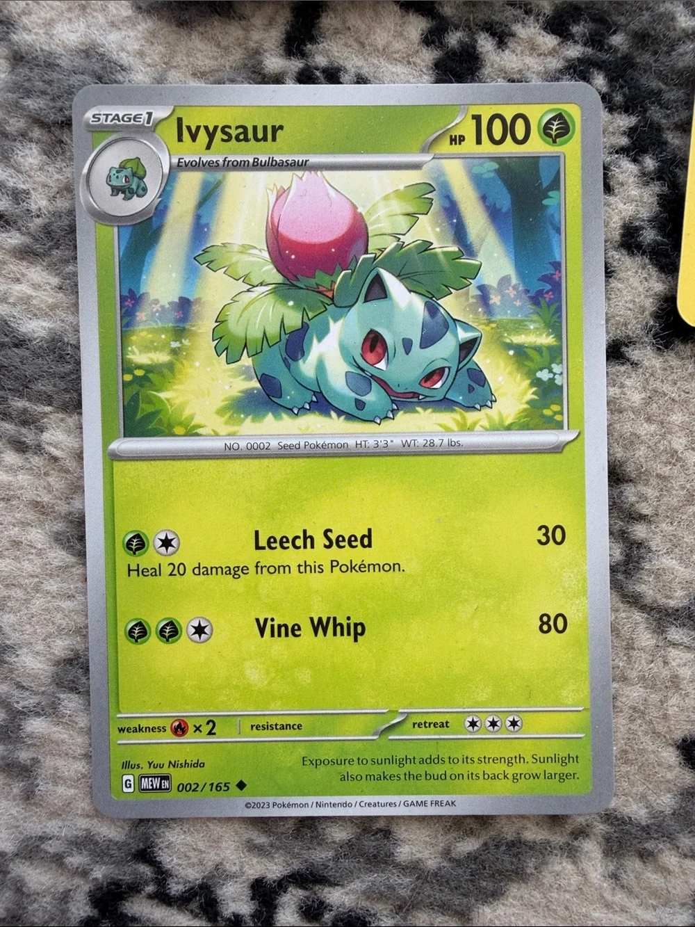 Bulbasaur & Ivysaur Evolution Line Lot | Pokémon 151 + Pokémon GO | ✨5/$25✨